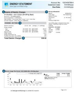 PG&E How to read my bill